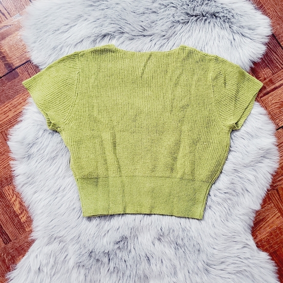 Dazy Grass Green Cardigan Sweater- New- Small - Picture 2 of 5